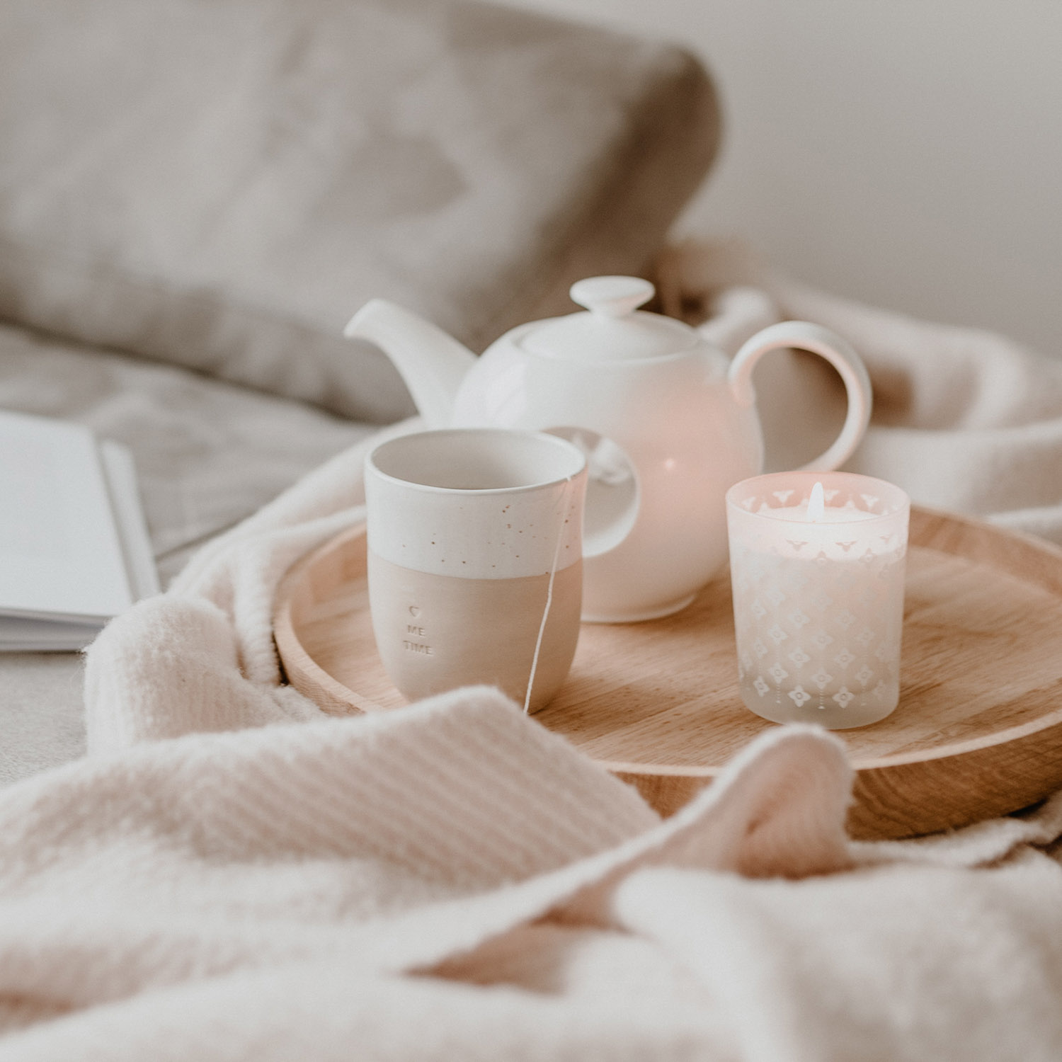 Eulenschnitt Becher aus Steingut ME TIME | Cappuccinobecher aus Portugal | kleine Auszeit für dich selbst