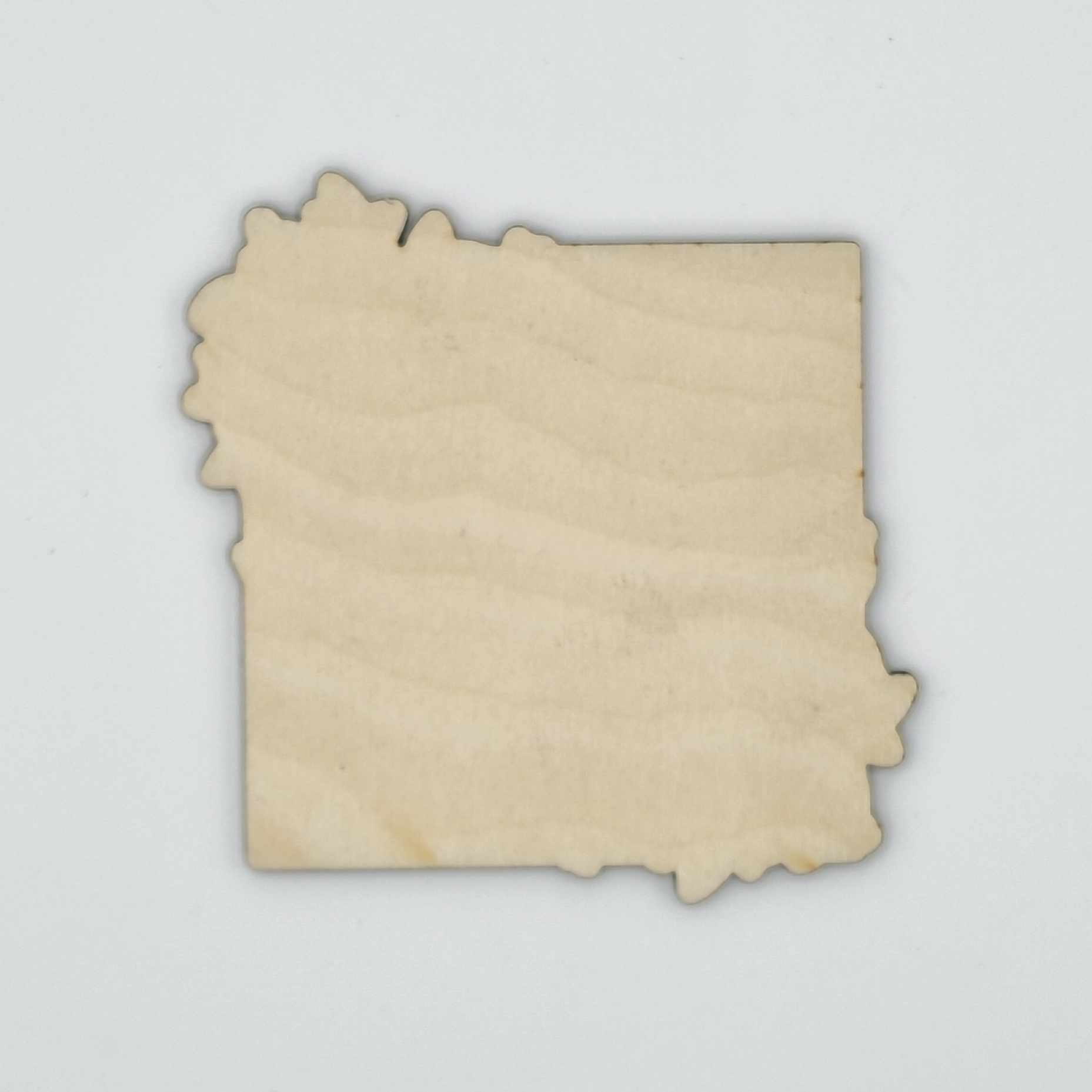 Untersetzer aus Birkenholz, rechteckig, Platzkarten personalisiert