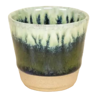 Grain by Grain Espressotasse Serie Azeitona aus Steingut, teilglasiert