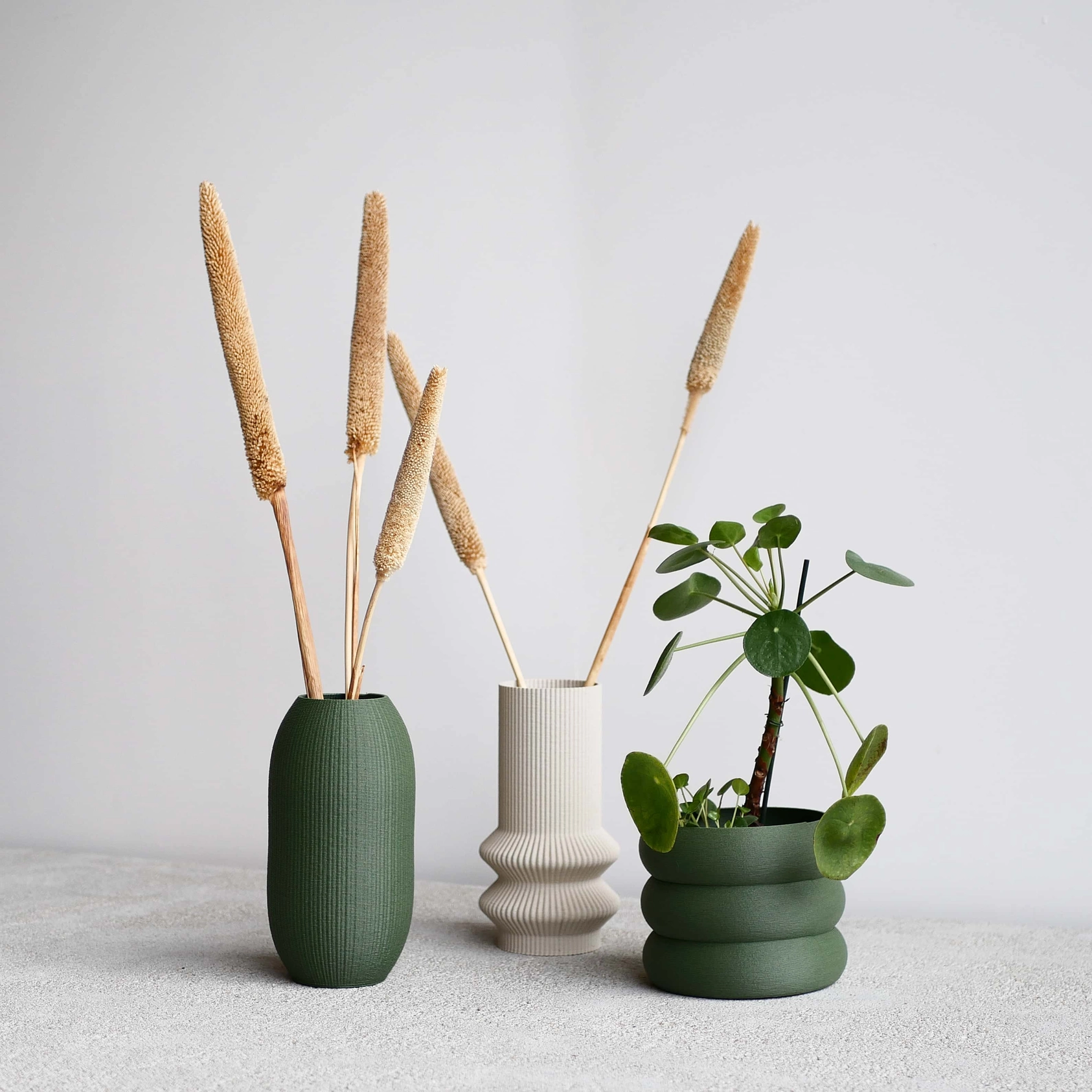 Minimum Design nachhaltige Vase FARO für künstliche Pflanzen Minimum Design nachhaltige Vase FARO für künstliche Pflanzen