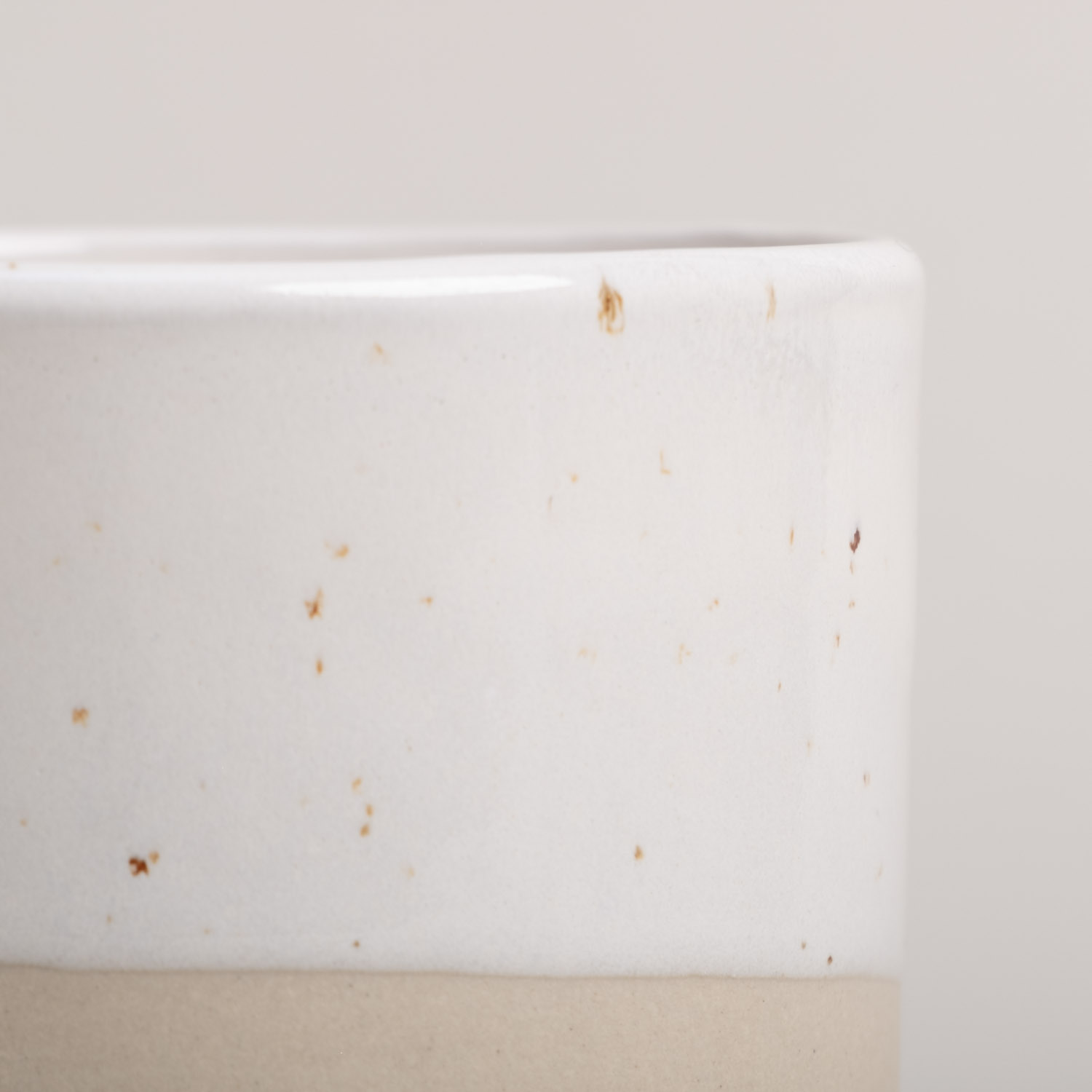 Eulenschnitt Becher ERSTMAL KAFFEE mit Herz | Steingut aus Portugal | für den morgendlichen Kaffee