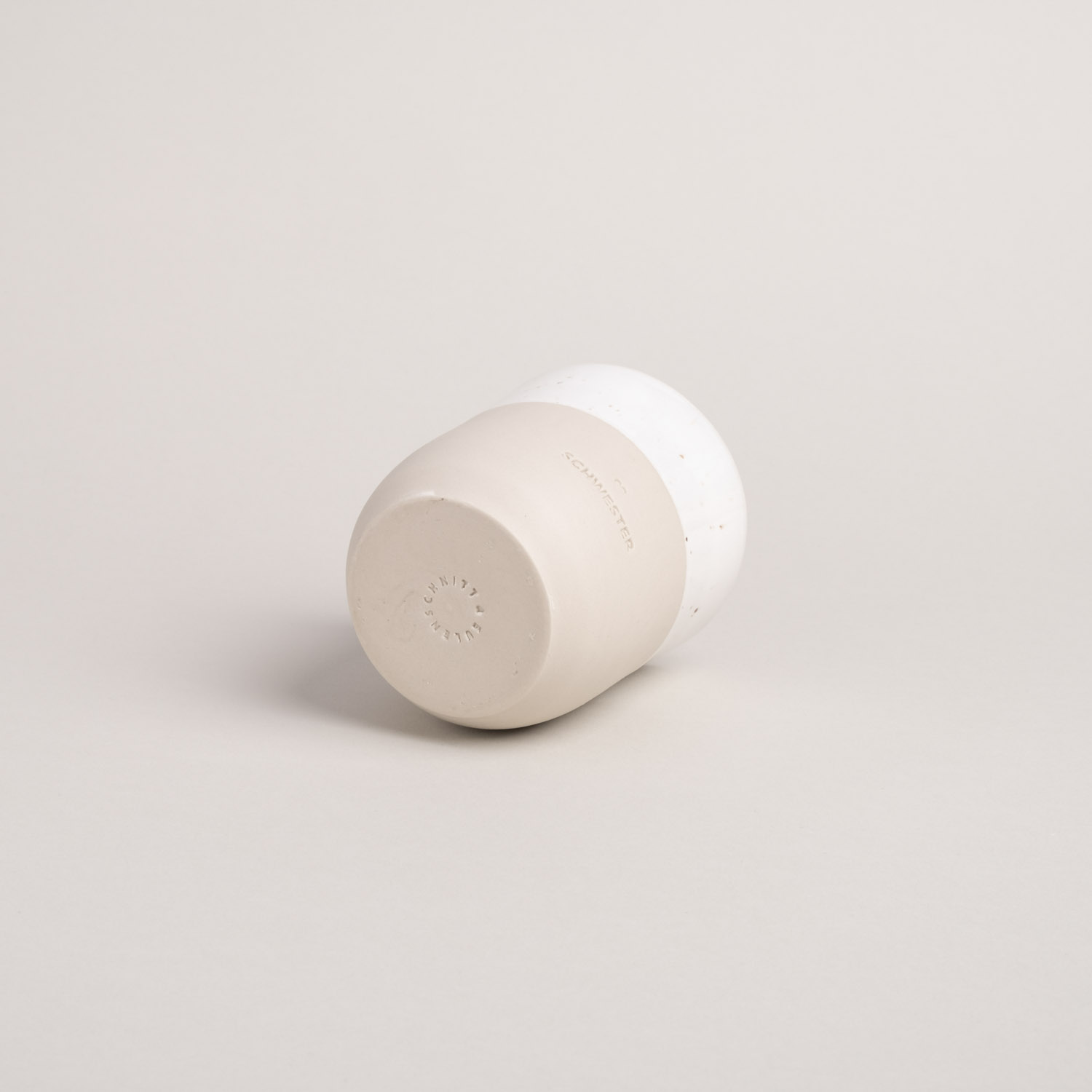 Eulenschnitt Steingut-Becher Schwester | schöne Tasse mit Motiv | Perfekt als Geschenk für Geschwister